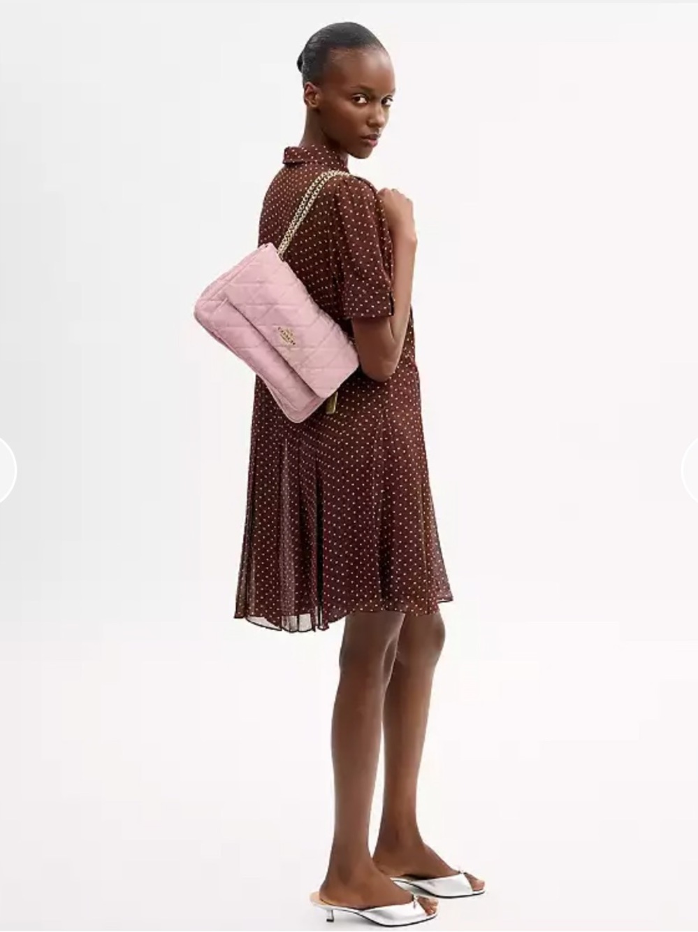 Elodie Crossbody Bag
In Loved pink Denim With Quilting - Picture 9 of 10